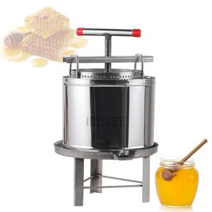 2021 Ny rostfritt stål Honey Squeezer Machine Manual Helt sluten vaxpressning Sugar Machine Beekeeping Equipment