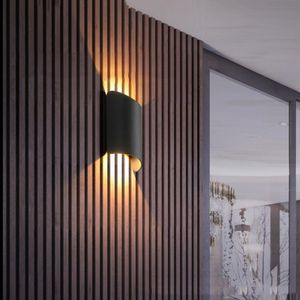 Utomhusväggslampor 10W Modern kreativ konst LED Porch Light Up Down Vattentät Lampa Villa Balkong Gårdsfall EXTERIOR