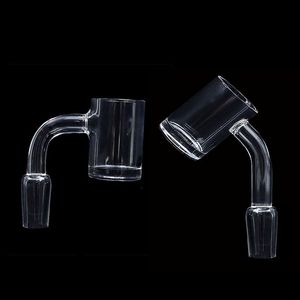 Alta qualidade liquidificador quartzo banger unha 45 90 grau 10mm 14mm 18mm 25mmod masculino feminino banger pregos para Dab equipamento de vidro Bongs mais barato