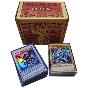 100st/set Yugioh Rare Flash Cards Yu Gi Oh Game Paper Cards Barnleksaker Tjej Pojke Samlingskort Julklapp Y1212