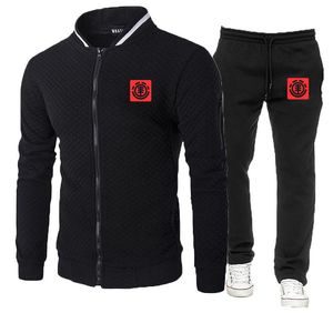 Men's Tracksuits Skate for Life Stampa Tracksuit Set Felpe Giacche Outfit Casual 2pcs Pantaloni sportivi Abbigliamento