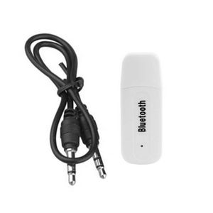 USB Auto Bluetooth-adapter 3.5mm Jack Bluetooth-mottagare Wireless aux Audio MP3 Musikspelare Handsfree Car Tool