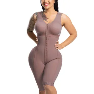 Kvinnors Shapers Gaine Amincissante Femme Ventre Plat med BH Bröstförstoring Support Body Shaper Osynlig Underkläder Slimming Shapew