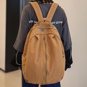 Wholesale cute backpacks for college for sale - Group buy Backpack Fashion Boy Girl Canvas Travel Cool Female College Bag Women Men Solid School Lady Laptop Cute Student