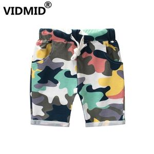 Children Boys Shorts Printing Camouflage shorts Casual Straight Elastic Waist Kids For 2-8 Years trousers 4037 03 210622