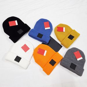 Luxury stickad hatt designer beanie cap mens monterade hattar unisex cashmere brev casual skalle caps mode hög kvalitet