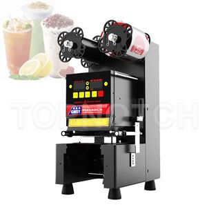 Plastic Paper Stand Cup Szybki Elektryczny Maszyna do uszczelniania Bubble Tea Coffee Sealer