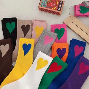 Multicolor Heart Cotton Socks Women Girl Cute Sock Gift for Love Friend Fashion Hosiery Wholesale Price