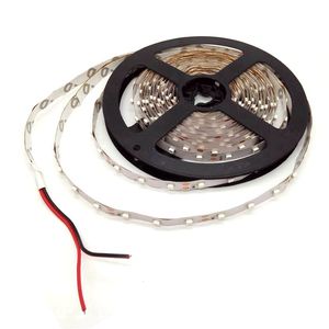 Hot New 12V 5M SMD 60LEDS 3528 LED Strip 7 Färg Nej Vattentät Kallvit / Purwhite / Varm Vit / Röd / Grön / Blå / Lot Instock