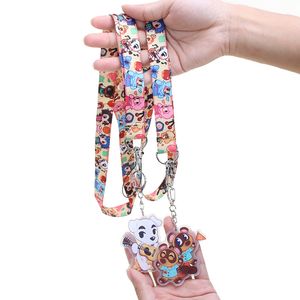 10 Stück Tier-Lanyards, Ausweishalter, Schlüsselband zum Aufhängen, Seile, modische Knöpfe, Zubehör