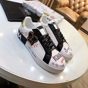 top new arrival Casual Shoes White Black Red Fashion Mens Women Leather Breathable Shoes Open Low sports Sneakers hc1976004