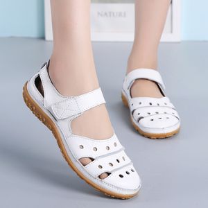 Women Sandals Leather Comfortable Beach Outdoor Women Shoes 2020 New Fashion Ladies Casual Outdoor Female Sneakers Large Size K78