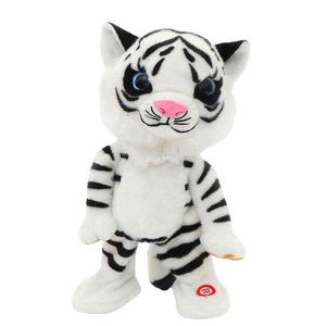 Wholesale tiger electronics for sale - Group buy Robot Tiger Toy Dancing Singing Song Electronic Plush Animal Throw Head Electric Music Robotic Tiger Pet For Kids Christmas Gift Y0105