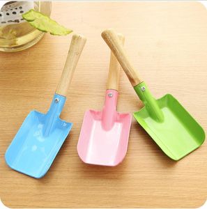 Mini Gardening Shovel Färgglada Metall Små Skovlar Trädgård Spades Hårdvara Verktyg Grävning Gardens Kids Spade Tool Barnleksaker