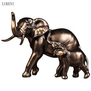 수지 미국 레트로 코끼리 와인 캐비닛 공예 책장 사무실 장식 210414