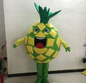 Desempenho de palco Pineapple Mascot Costume Halloween Natal Fanche Fanche Party Cartoon Personagem Toço Carnaval Unissex Adultos Roupa