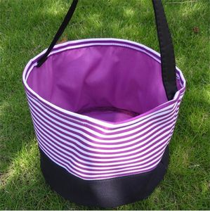 Halloween Bucket Personifiera Party Polka Dot Sack Kids Presentkorg Candy Bag Festival Decoration