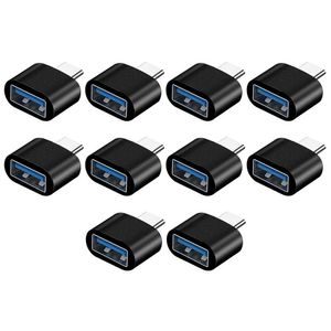 5 10pcs USB C Adapter Type C Male To USB 3.0 Female OTG Converter Type C Male To Micro USB Female For Mobile Phones Tablets