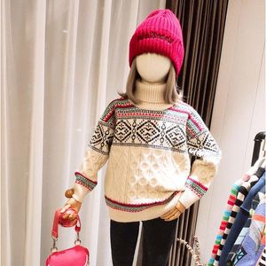 Pullover Kids Girl Sweater Knitting Baby Winter Tops Warm Teenage Knit Sweaters Autumn Boy Clothing