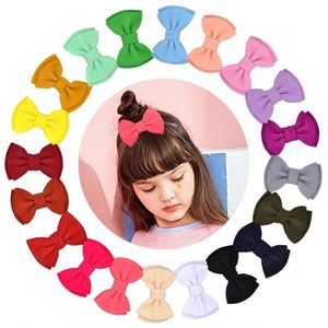 Baby Girls Barrettes Corn pattern Clips Kids Cute Hairpins clip Hairgrips Children Double Layer Big bow Wrapped Safety Clipper Hair Accessories