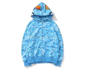 Wholesale character l for sale - Group buy Mens shark hoodies Embroidery Teenager Blue Pink Cam Flight Male Tide Hoodie Men s Couples Hooded Jackets S XL