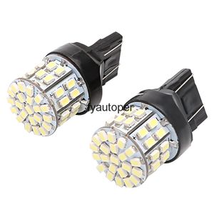 1 par backup reserva luzes w21 / 5w carro led luz freio parar bulbo traseiro 50smd auto lâmpada de sinal T20 7443