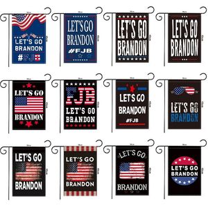 12 Style Lets Go Brandon Flags Garden Flag 2024 Presidente Eleição Trump Banner 30 * 45cm T9i001728