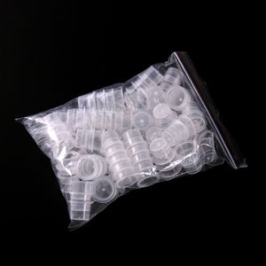 200 Pçs/lote Tampas de Plástico para Tinta de Tatuagem Suprimentos Médio/Pequeno 16mm/12mm