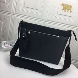 Borsa a tracolla di alta qualità Borsa a tracolla in tela rivestita da uomo Borse a tracolla in pelle moda uomo Business Document Totes Clutch Purse Codice data