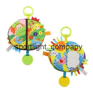 2022 Infant Early Childhood Three-Dimensional Cloth Book 0-2 Year Old Baby Rattle Bed Bell Toy Newborn Molar Can Bite Educational Toy on Sale