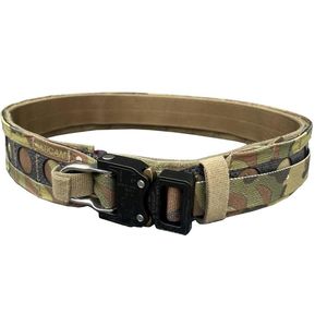 Ceinture tactique de soutien de taille militaire Multicam Molle bataille chasse Double couche équipement de tir en Fiber de carbone intégré