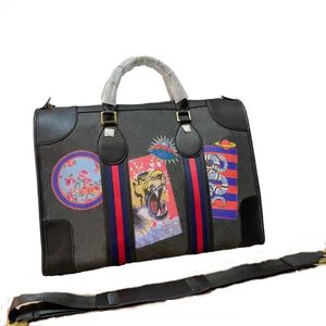 Tote Duffle Bag Handbag Printed Contrast Travel Shoulder Designer Purses Duffel Fashion Bags Womens Handbags Women Boys Men Totes