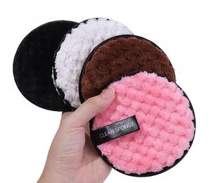 Microfiber Cloth Pads Facial Makeup Remover Puff Cotton Double layer Face Cleansing Towel Reusable Nail Art Cleaning Wipe