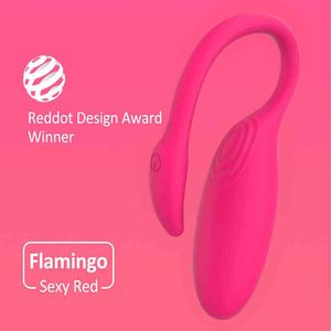 Nxy Vibrator Magic Motion Smart App Bluetooth Секс-игрушка для женщин Пульт дистанционного управления Flamingo Clitoris G-Spot Стимелятор Vagina Massager 1122