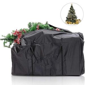 Sacos de armazenamento 1pc grande mobiliário de jardim ao ar livre capa de almofada capa à prova d'água na árvore de Natal têxteis da árvore de Natal