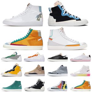 Blazer Mid Have A Good Game Vintage Mannen Dames Running Schoenen Kumquat City Pride Cool Gray Sashiko Be Ware Flora Pack Mens Trainers Sport Sneakers Lopers