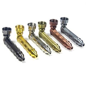 Colorful Mini Zinc Alloy Filter Pipes Dry Herb Tobacco Smoking Special Pattern Handpipe Portable Removable Cigarette Holder High Quality Innovative Design DHL