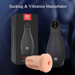 NXY Sex Män Masturbators Otouch Airturn 3 Male Masturbator Pussy för intima Toys Vibrator Automatic Blowjob Machine Vagina Anal Sucking 1222