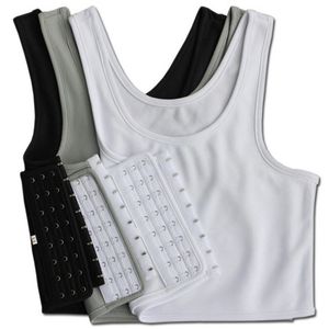 Kobiety Seammummer Krótka Kamizelka Płaska Biernica Les Corset Tomboy Lesbijka Bielizna Wygodny Tank Top Shaper Bustier X0507