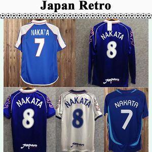 98 Japan SOMA AKITA OKANO NAKATA Retro Mens Short Long sleeve Soccer Jerseys National Team KAWAGUCHI Home Away KAZU HATTORI Football Shirt