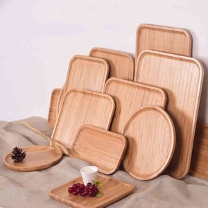 Wholesale spring clamps for sale - Group buy Eco friendly ramadan custom Breakfast tea cup hotel natural serving food grade bamboo wooden tray plate round shape