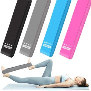 Fitness Resistance Bands New 4 colors Sets Yoga Exercise Gym Strength Workout Crossfit Training Equipment for Home, Outdoor H1026