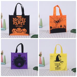 Halloween Candy Bag Guard Wraps Reasable Eco дружелюбные сумки для школы детский сад, школа для школы нетканые ткани или лечить сумка складной TR0090