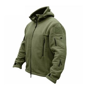 ZOGAA Military Men Fleece Tactical Jacket Outdoor Thermal Traspirante Sport Escursionismo Polar Coat Mens s e Cappotti S-4XL 211110