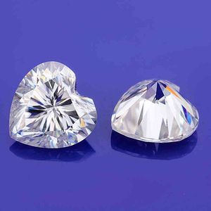 4 * 4mm ef hjärta form vit klar moissanites pärla lösa stenar vvs klarhet för smycken gör