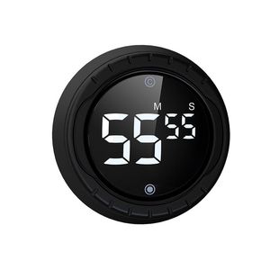 TIMERS BALDR Digital Display Timer Rotation Timing Justerbar BI Sound Alarm Magnetic Countdown Stylish and Simple Clock Counter