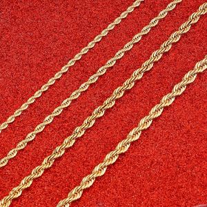 Gold Filled Necklace Chain For Men Women Rope High Quality Jewelry Chains