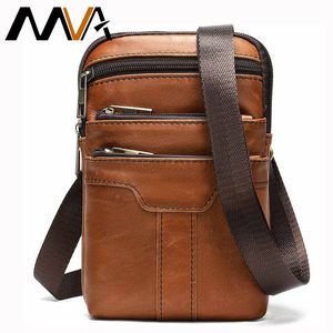 Aktentaschen Herrenmode MVA Männlich Fanny Hight Qualität Pack Gürtel Taille Telefon Beutel Taschen Echtes Leder Reisen