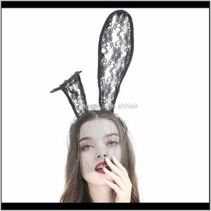 Wholesale sexy tools for women for sale - Group buy Tools Products Drop Delivery Women Sexy Lace Rabbit Ear Head Band With Mesh Veil Mask Cosplay Game Party Headband Animal Ears Bunny Ha
