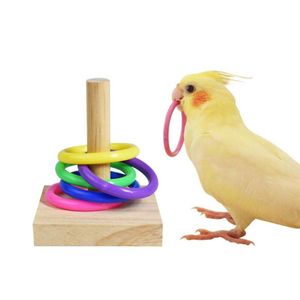 Outro pássaro suprimentos brinquedos truque mesa para educação jogar ginásio playground atividade parrot mastigo bola de treinamento gota